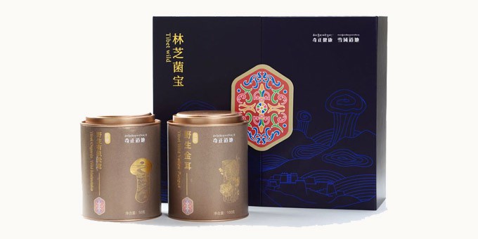 林芝菌寶——有機松茸、金耳禮盒
